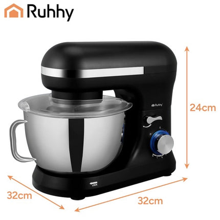 Planetarinis maisto smulkintuvas, 1000 W, 4,5 l dubuo, juodas