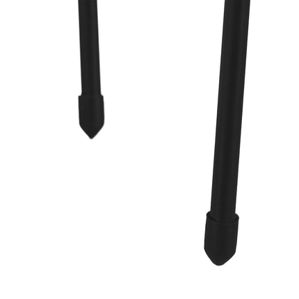 Augalų atrama 76 cm juoda, 2 vnt. rinkinys