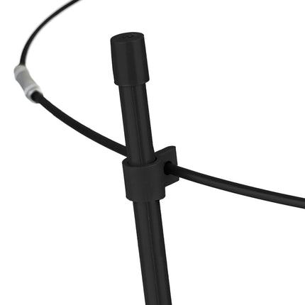 Augalų atrama 76 cm juoda, 2 vnt. rinkinys