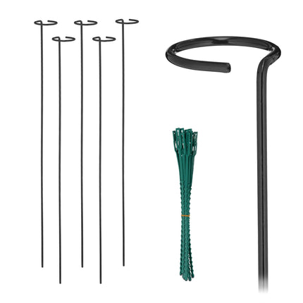 Plant supports in metal, 6-pack