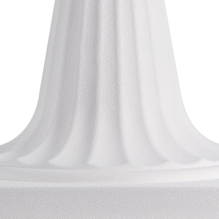 Plastic Urn Planters, 40 x 67 cm, 2-Pack White