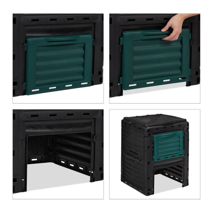 Plastikinis kompostas 230 l