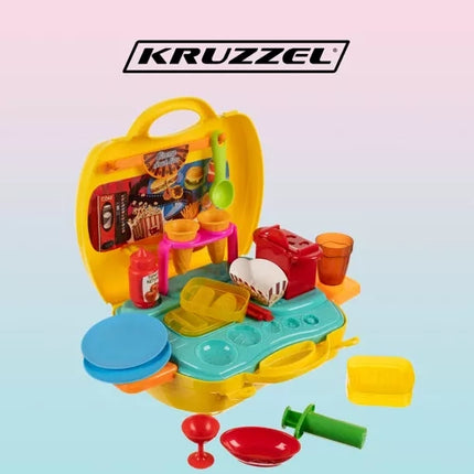 Plastiko masė Kruzzel 23202 lagamine