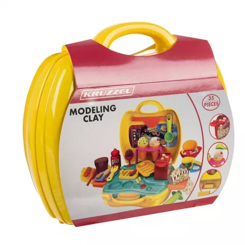 Plastiko masė Kruzzel 23202 lagamine