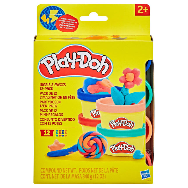 „Play-Doh“ muilo skanėstai ir dovanėlės, 12 vnt. pakuotė