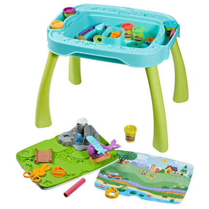 „Play-Doh“ žaislų rinkinys 2 viename kūrybiškumo pradinė stotelė
