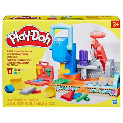 „Play-Doh“ žaislinio rinkinio „Stamp N Saw“ įrankių suoliukas