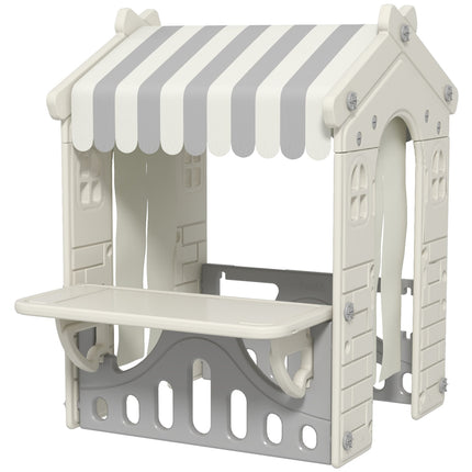 Playhouse for children aged 1-6 years with doors and windows
