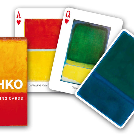 Žaidimo kortos, Rothko dizainas, standartinio dydžio