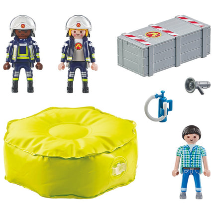 Playmobil Action Heroes ugniagesys su oro pagalve, 71465