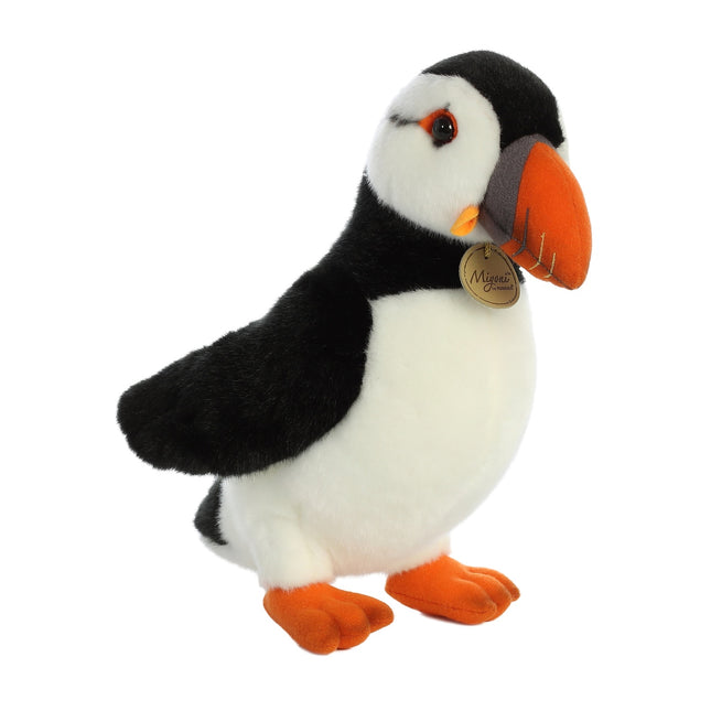 Pliušinis puffin žaislas, 25 cm, minkštas ir mielas pliušinis gyvūnas