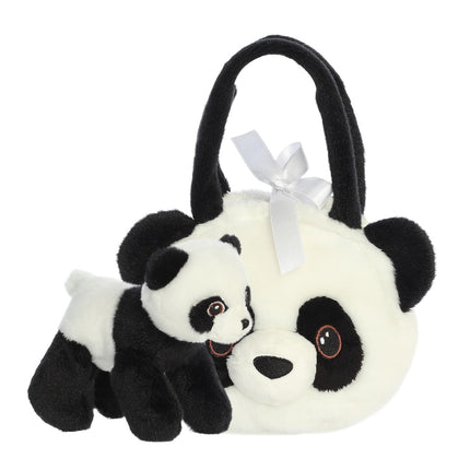 Pliušinis žaislas Panda maišelyje, 20 cm, minkštas ir mielas