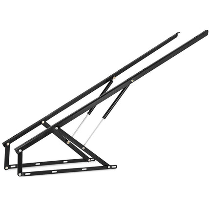 Pneumatic Bed Lift Mechanism Kit, 152 cm, Black, 120 kg