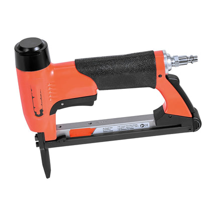 Pneumatic Upholstery Stapler, 21-Gauge Long Nose, 150-Cap