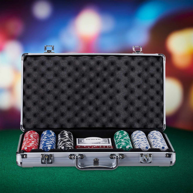 Pokerio krepšys su 300 žetonų