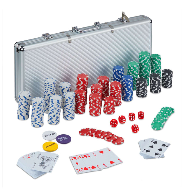 Pokerio krepšys su 500 žetonų