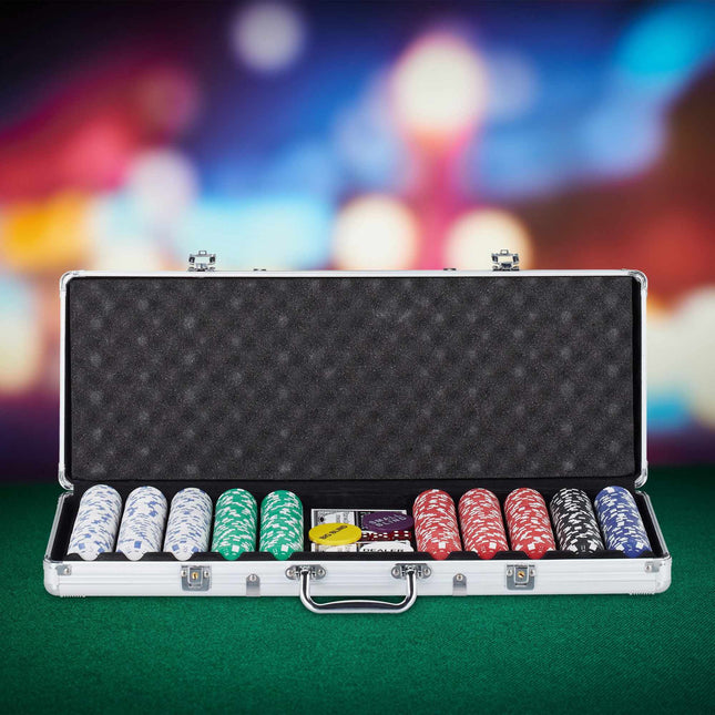 Pokerio krepšys su 500 žetonų