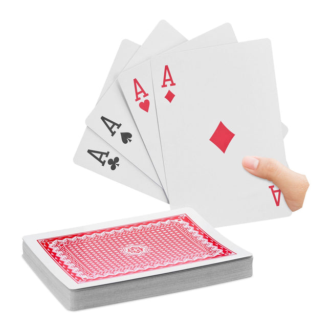 Pokerio kortos Jumbo 54 kortos