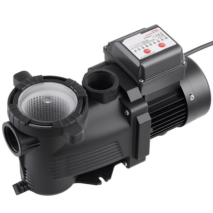 Pool Pump 400W, 11,100 L/H, 24-Hour Timer, Basket