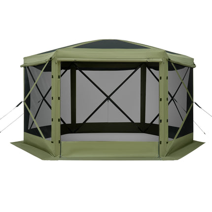 Pop-Up Gazebo Screen Tent 10x10 ft, Removable Top