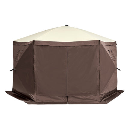 Pop-Up Screen Tent 11.5x11.5 ft, 6-Sided, Mosquito Net