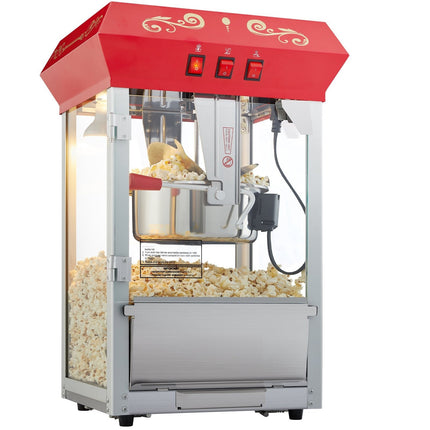 Popcorn Maker Machine, 850W 8 Oz Kettle, 48 Cups