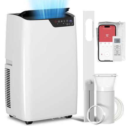 Nešiojamas oro kondicionierius 12000 BTU, WiFi, 4 viename režimas