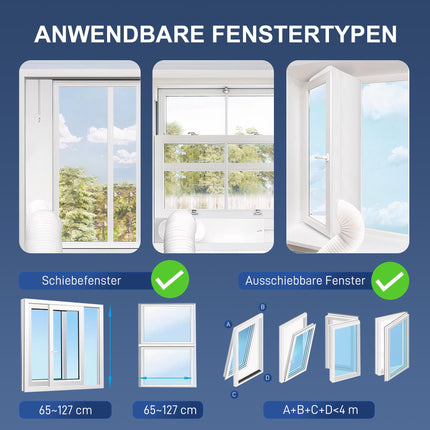 Nešiojamas oro kondicionierius, 7000 BTU, 3 viename sistema
