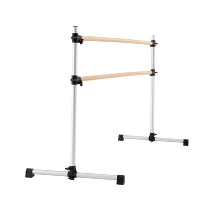 Portable Ballet Barre, Double Beechwood, Height Adjustable