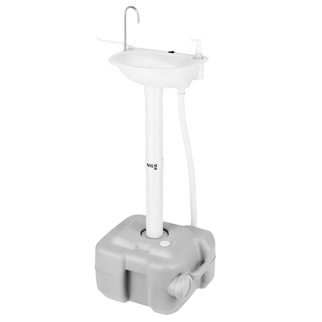 Nešiojama kempingo praustuvė, 20 l bakas, USB pompa