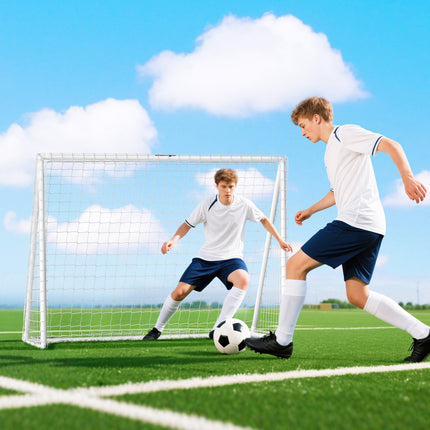 Nešiojami sodo futbolo vartai - atsparūs oro sąlygoms, lengvai surenkami