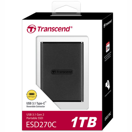 Portable SSD ESD270C USB-C 1TB (R520/W460) Black