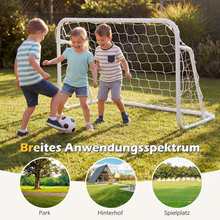Nešiojami futbolo vartai su oro sąlygoms atspariu tinklu, 121x60x80 cm