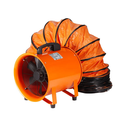 Portable Ventilation Blower, 8in, 5m Duct, 1020 CFM