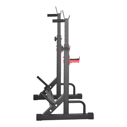 Power Cage Squat Rack – Adjustable Height, 550 lb Capacity