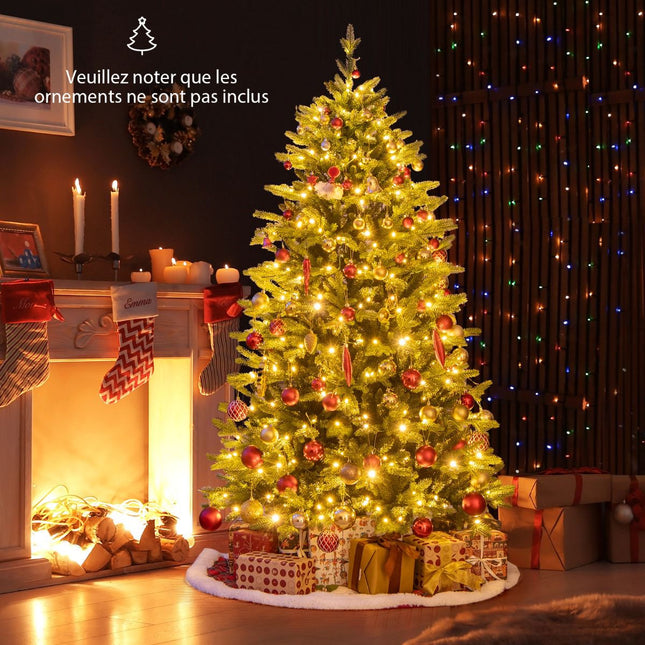 Iš anksto apšviesta dirbtinė Kalėdų eglutė 180 cm, 250 LED, 11 režimų