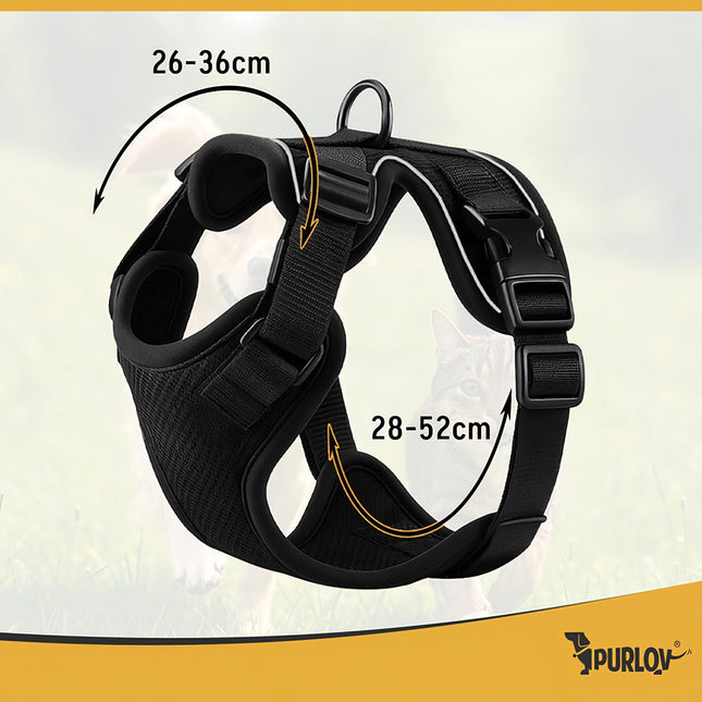 Pressure-Free Dog and Cat Harness, Size M, Adjustable