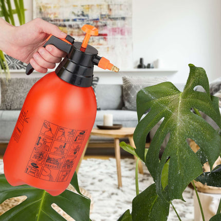 3 litrų oranžinis slėginis purkštuvas