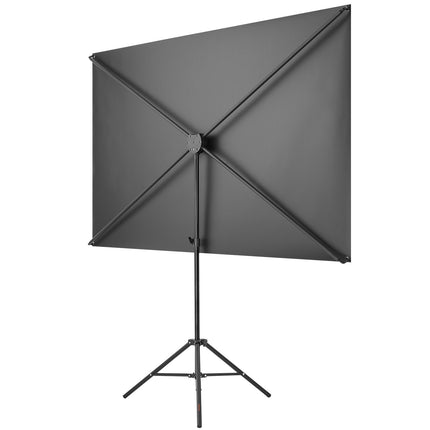 Projector Screen with Tripod Stand, 80 Inch 16:9 4K