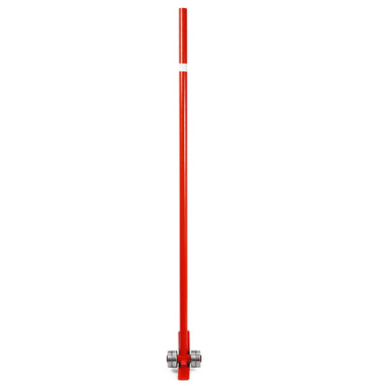 Pry Lever Bar With Wheels, 3 Ton, 60 In Steel Handle