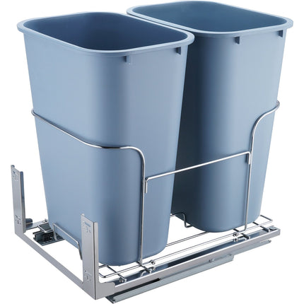 Pull-Out Trash Can, 2 x 35L Under-Cabinet Soft-Close