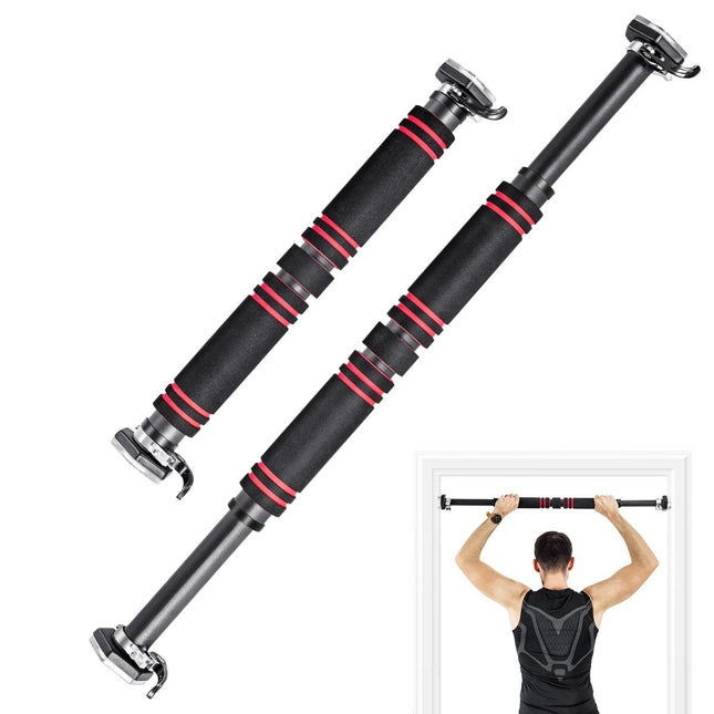 Prisitraukimų skersinis durims, neslystančios putplasčio rankenos, 65-100 cm