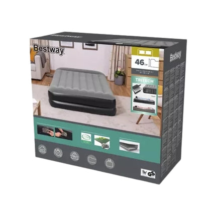 Čiužinys su pompa 203x152x46cm BESTWAY 67403