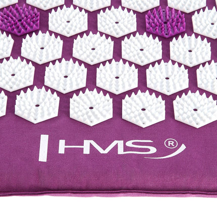 Violetinis akupresūros kilimėlis skausmui malšinti