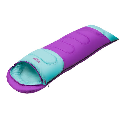 Violetinės-turkio spalvos vidutinio dydžio miegmaišis