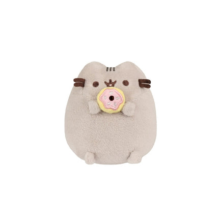 Pusheen minkštas žaislas sėdintis Pusheen su spurga, 10 cm