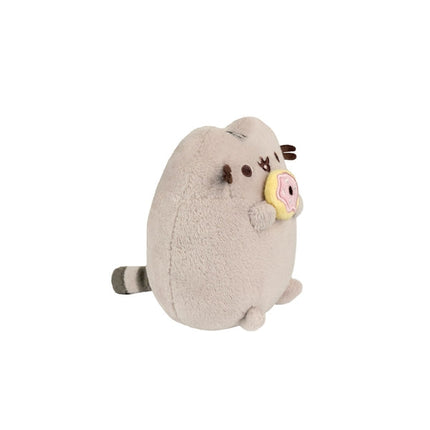 Pusheen minkštas žaislas sėdintis Pusheen su spurga, 10 cm