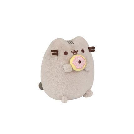 Pusheen minkštas žaislas sėdintis Pusheen su spurga, 10 cm