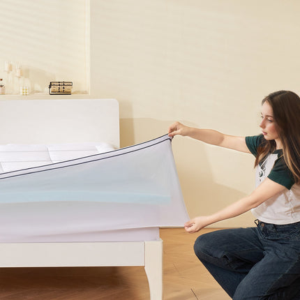 Queen Memory Foam Mattress Topper 3 in, 60 x 80 in, Cooling Gel