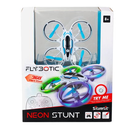 RC dronas su neoninėmis šviesomis triukams ir gudrybėms